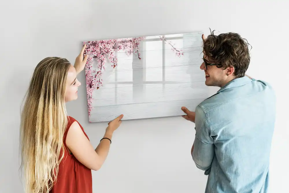 Tableau magnétique à dessiner premiers bourgeons du printemps