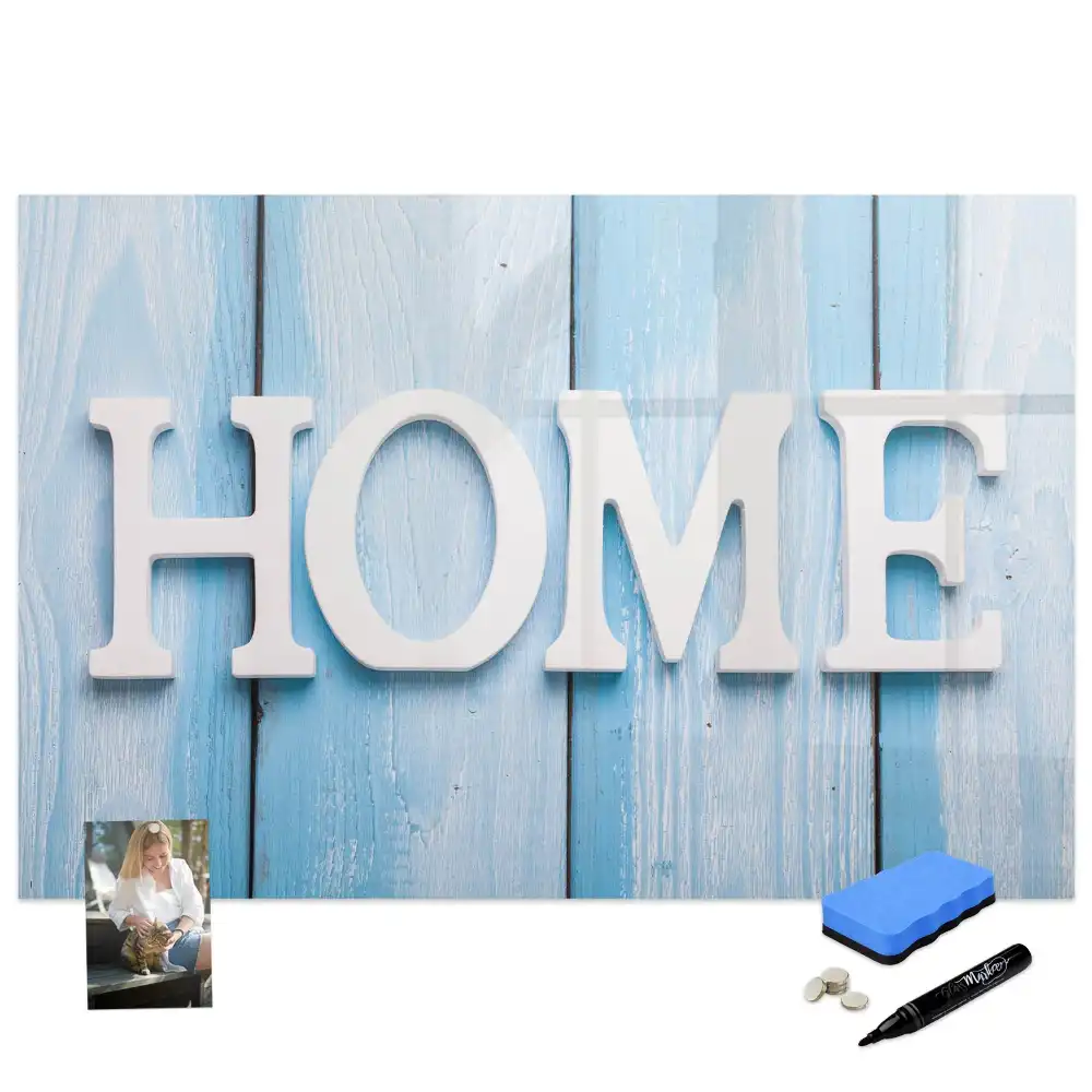 Tableau magnétique Home Sweet Home pour écriture