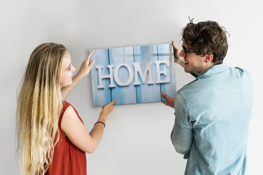 Tableau magnétique Home Sweet Home pour écriture