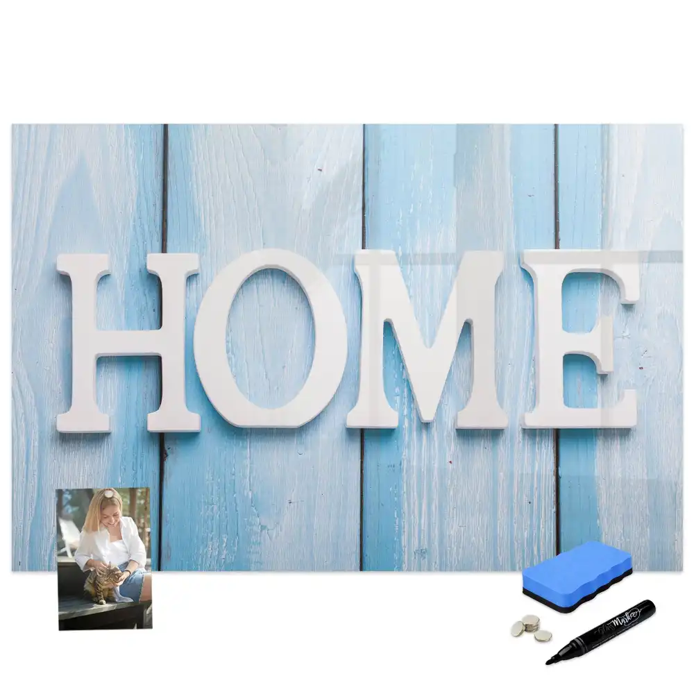 Tableau magnétique Home Sweet Home pour écriture