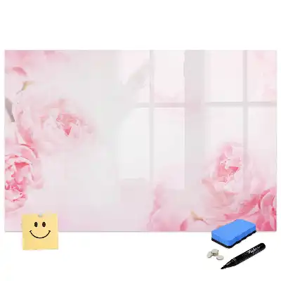 Tableau magnétique à dessiner motif bourgeons en fleurs