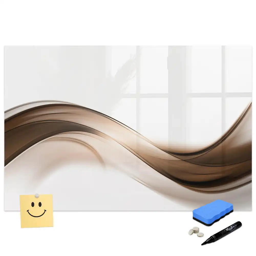 Tableau magnétique pour dessin à formes abstraites linéaires