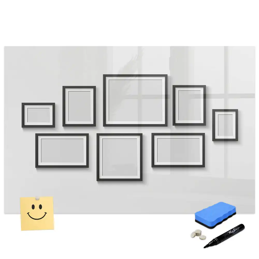 Tableau magnétique avec cadre noir