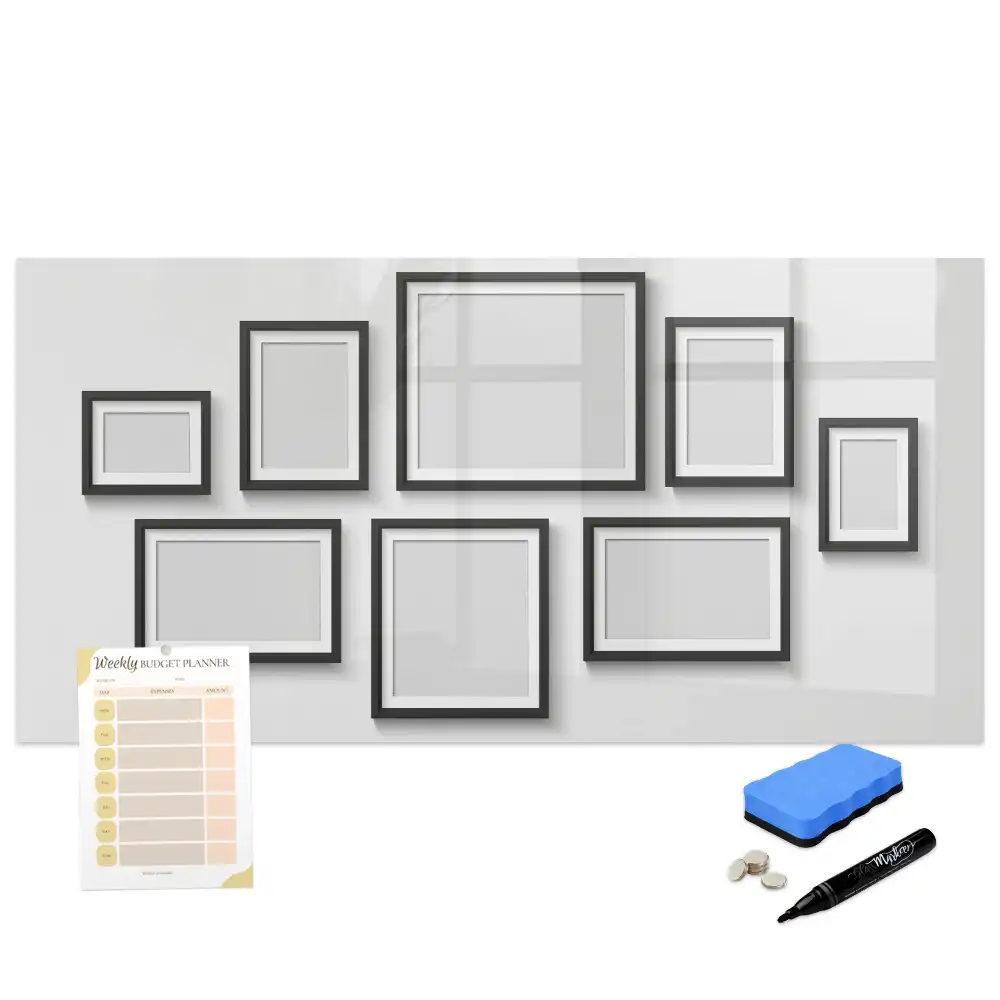 Tableau magnétique avec cadre noir