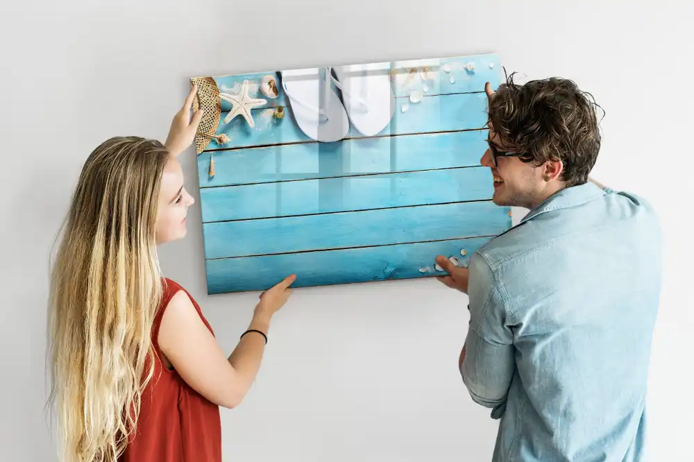 Tableau magnétique à dessiner pour enfants motif vacances