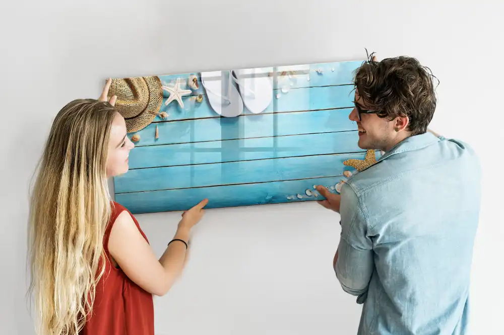 Tableau magnétique à dessiner pour enfants motif vacances