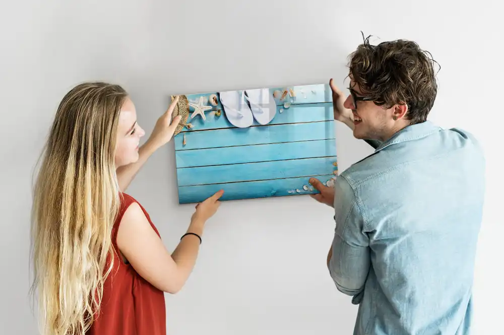 Tableau magnétique à dessiner pour enfants motif vacances