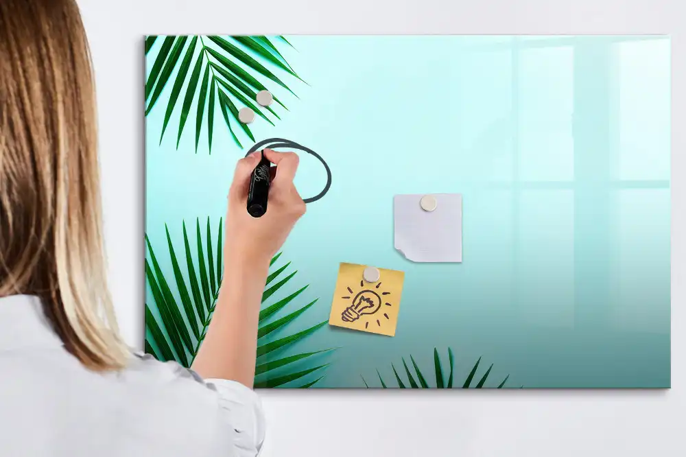 Tableau magnétique pour écriture scolaire
