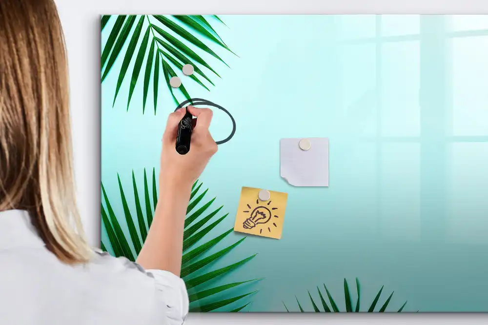 Tableau magnétique pour écriture scolaire