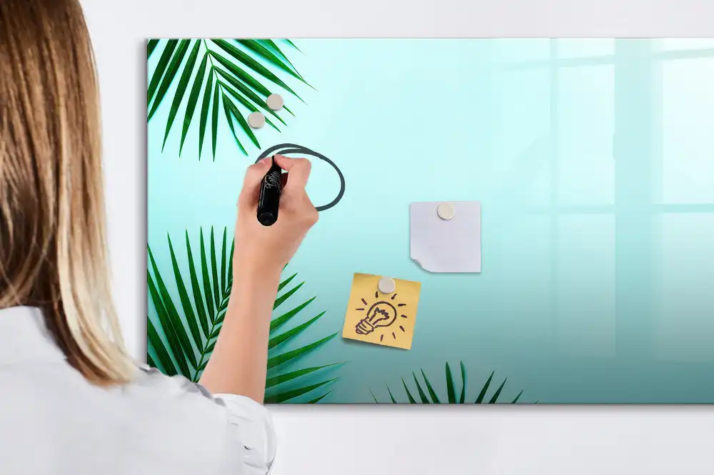 Tableau magnétique pour écriture scolaire