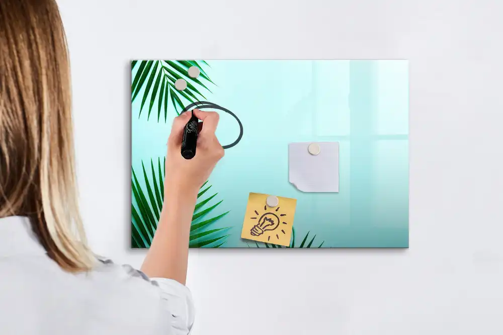 Tableau magnétique pour écriture scolaire