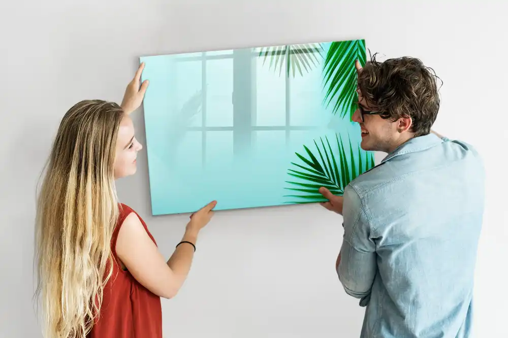 Tableau magnétique à dessiner motif plantes de la forêt tropicale