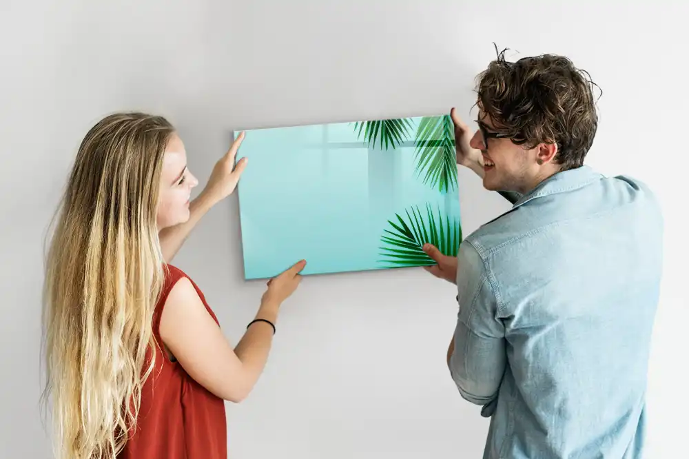 Tableau magnétique à dessiner motif plantes de la forêt tropicale