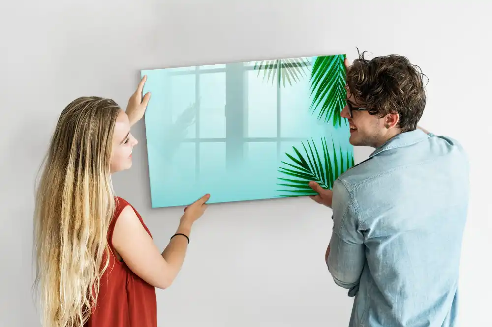 Tableau magnétique à dessiner motif plantes de la forêt tropicale