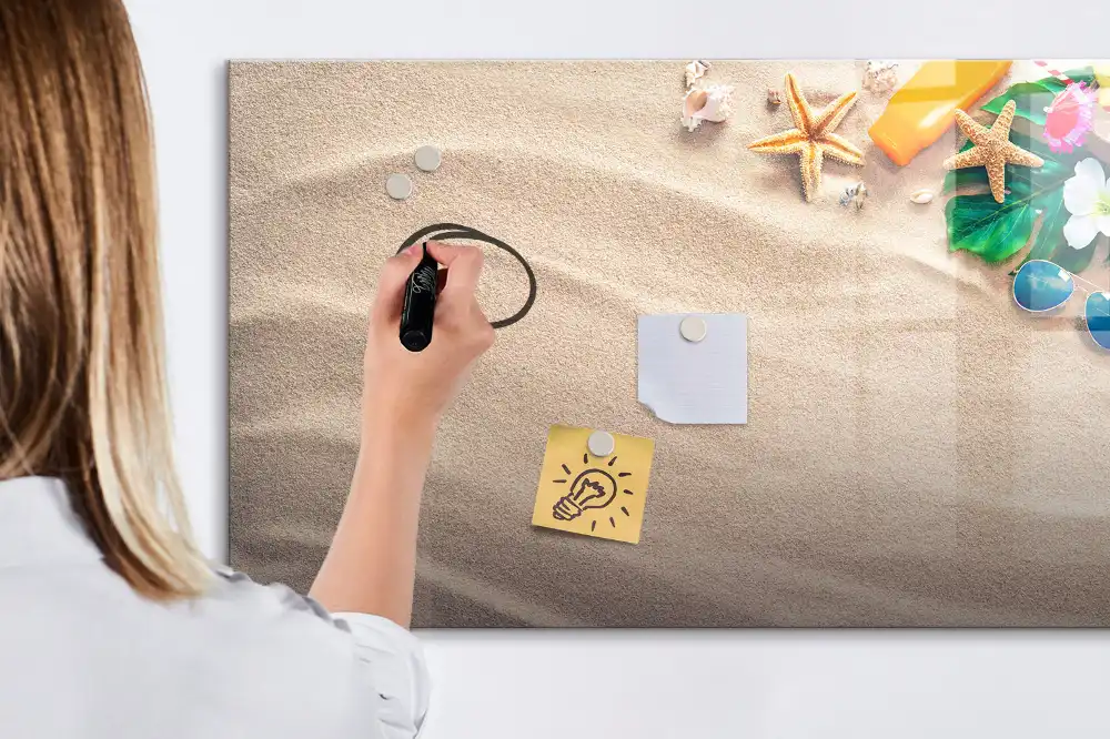 Tableau magnétique pour écriture gadget d'été