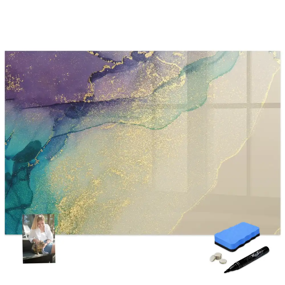 Tableau magnétique à dessiner abstraction linéaire chic
