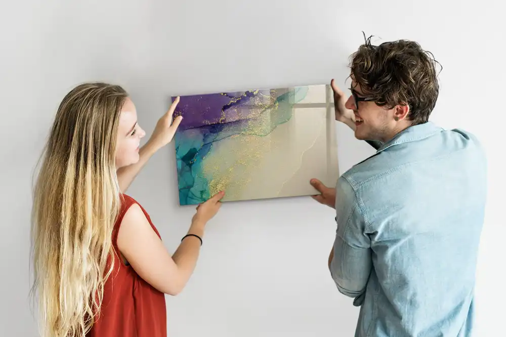 Tableau magnétique à dessiner abstraction linéaire chic