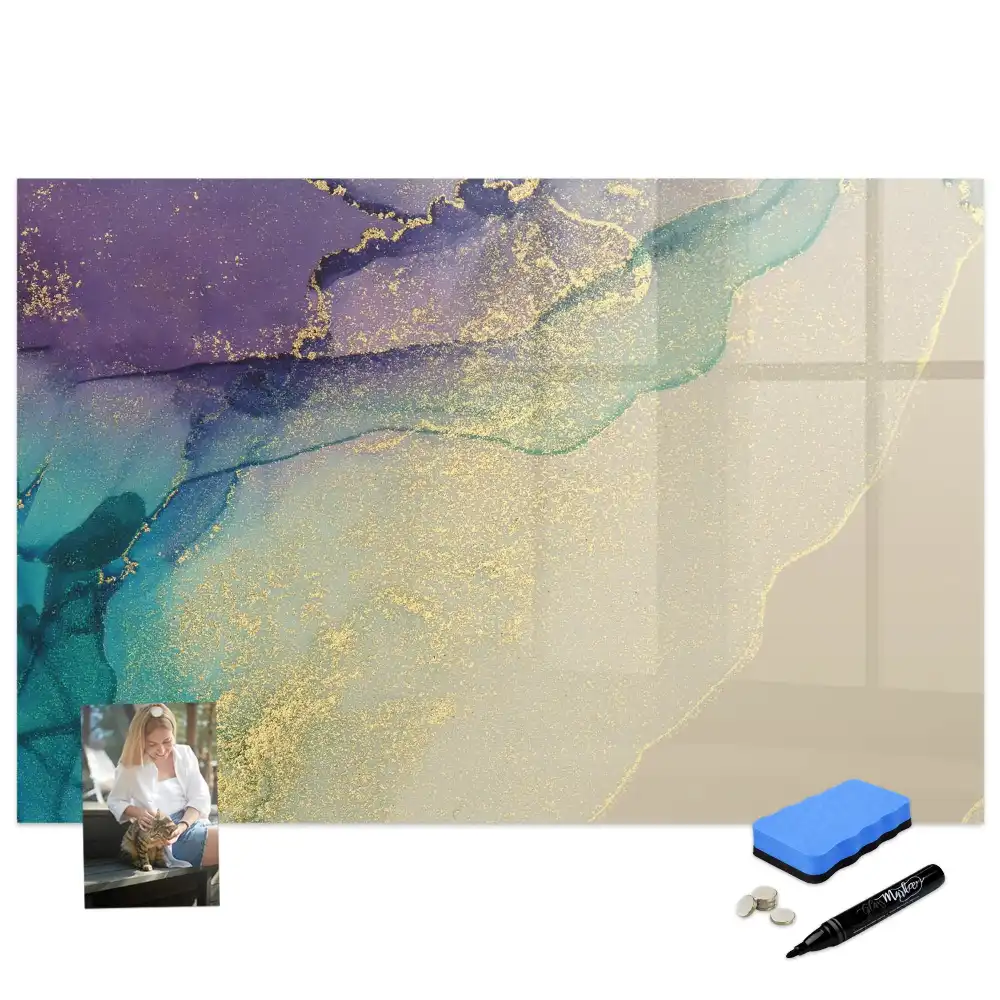 Tableau magnétique à dessiner abstraction linéaire chic