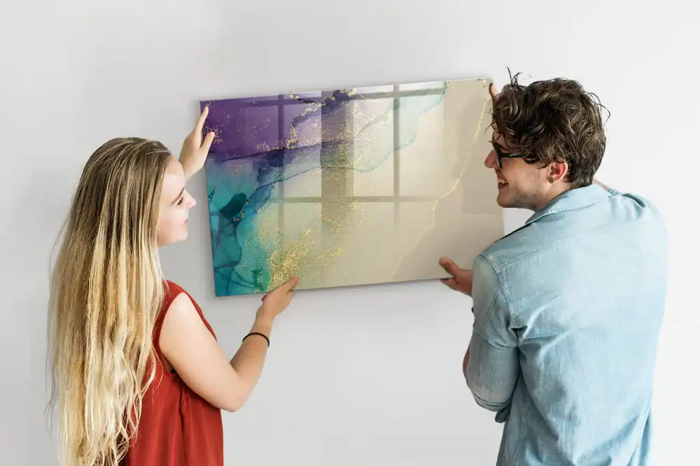 Tableau magnétique à dessiner abstraction linéaire chic