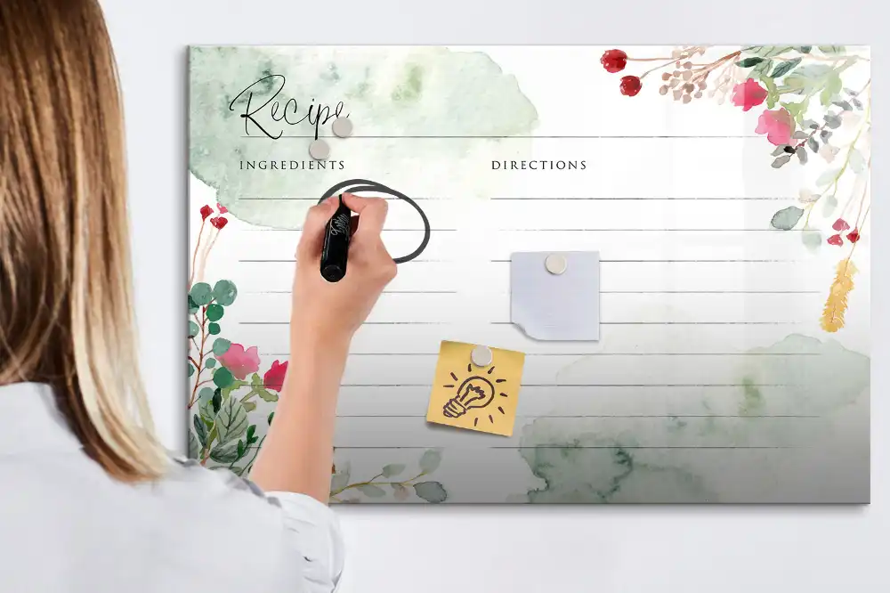 Tableau magnétique pour vos fiches de recettes personnelles