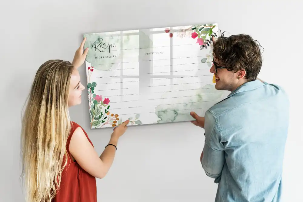 Tableau magnétique pour vos fiches de recettes personnelles