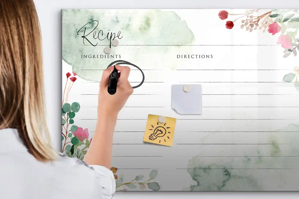 Tableau magnétique pour vos fiches de recettes personnelles