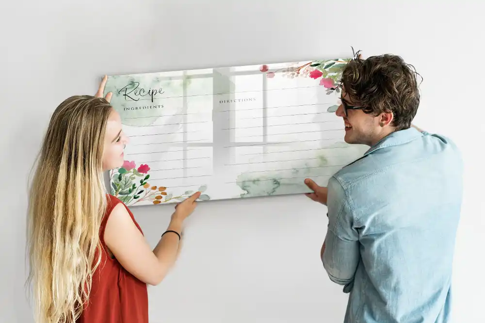 Tableau magnétique pour vos fiches de recettes personnelles
