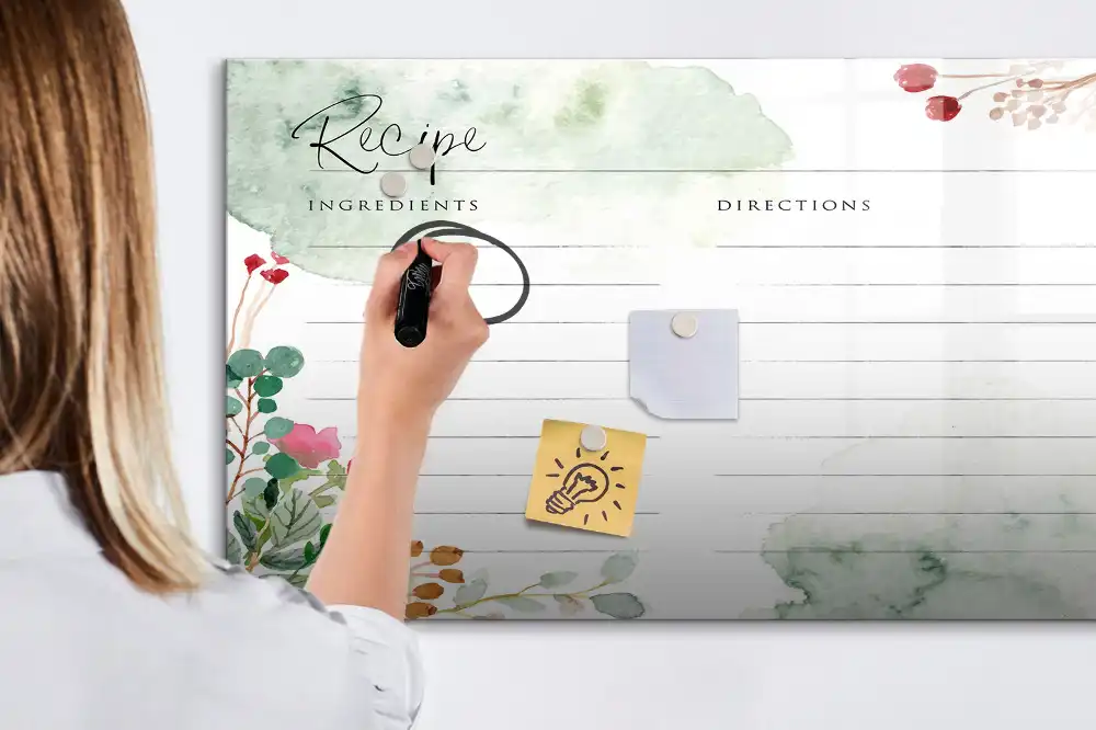 Tableau magnétique pour vos fiches de recettes personnelles