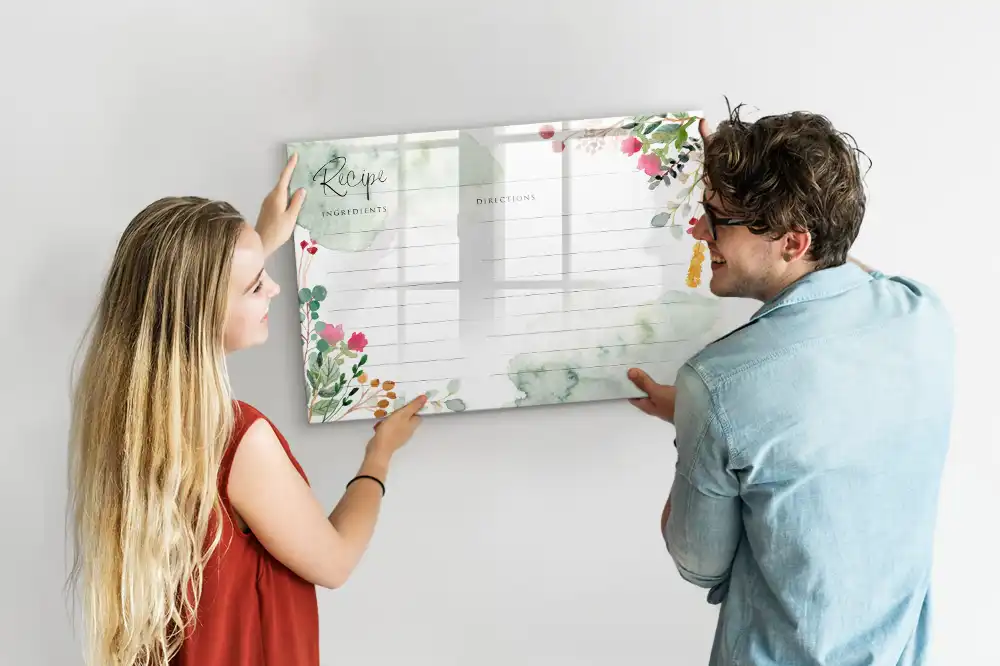Tableau magnétique pour vos fiches de recettes personnelles