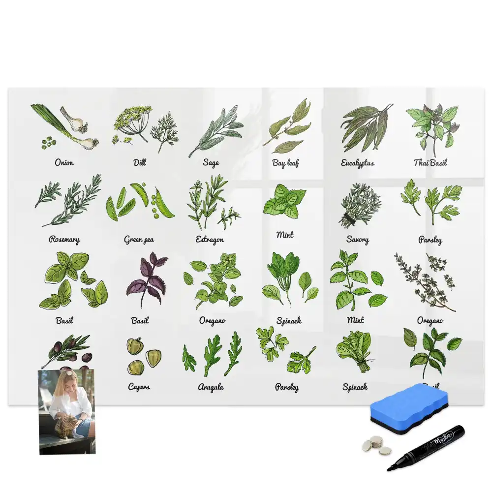 Tableau magnétique éducatif illustré sur les arbres