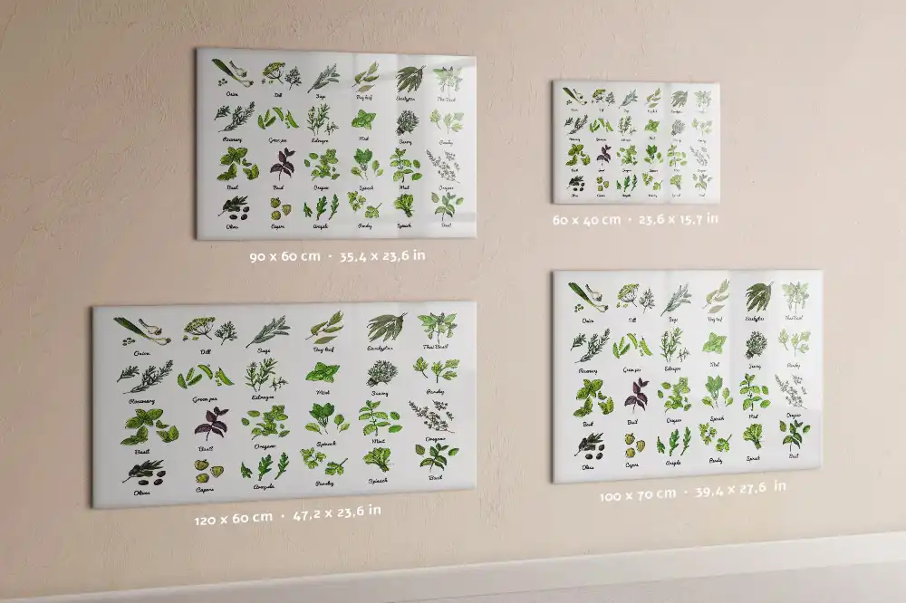 Tableau magnétique éducatif illustré sur les arbres