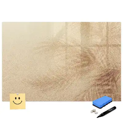 Tableau magnétique à dessiner motifs végétaux abstraits