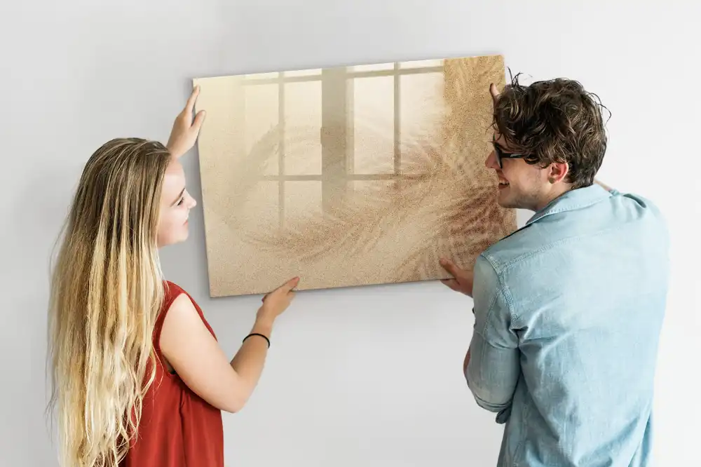 Tableau magnétique à dessiner motifs végétaux abstraits