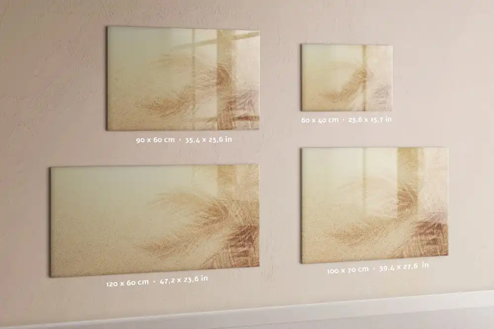 Tableau magnétique à dessiner motifs végétaux abstraits