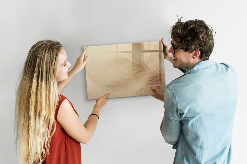 Tableau magnétique à dessiner motifs végétaux abstraits