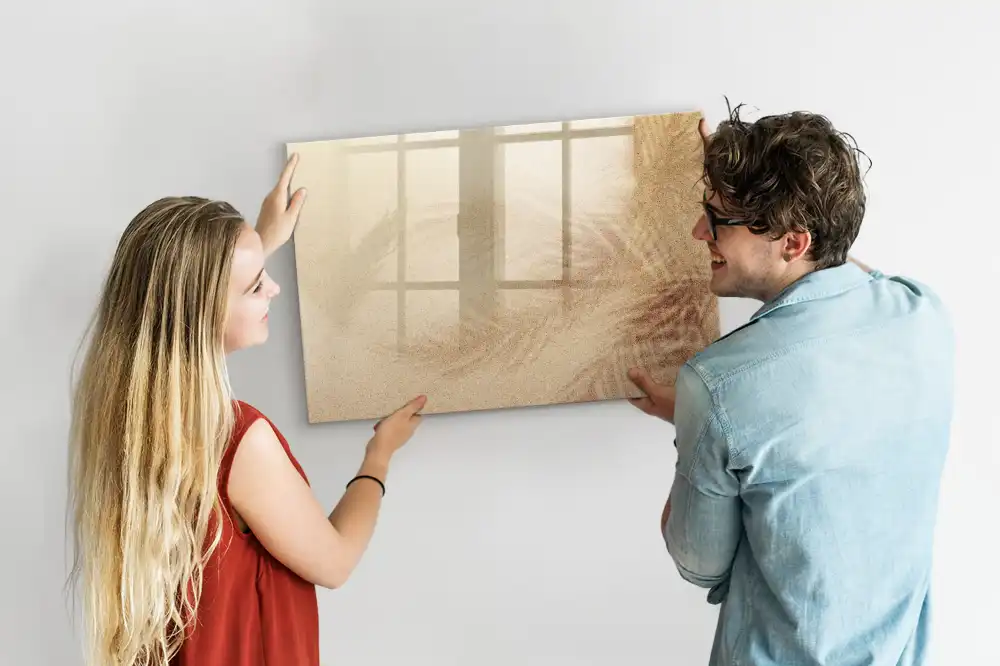 Tableau magnétique à dessiner motifs végétaux abstraits