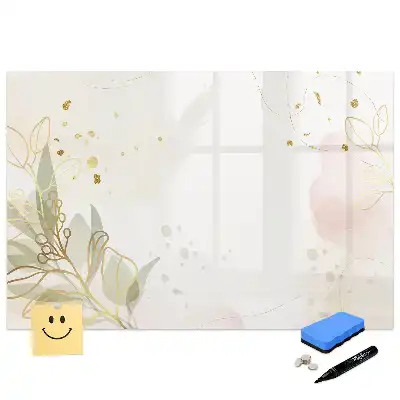 Tableau magnétique pour écriture aux motifs de taches pastel