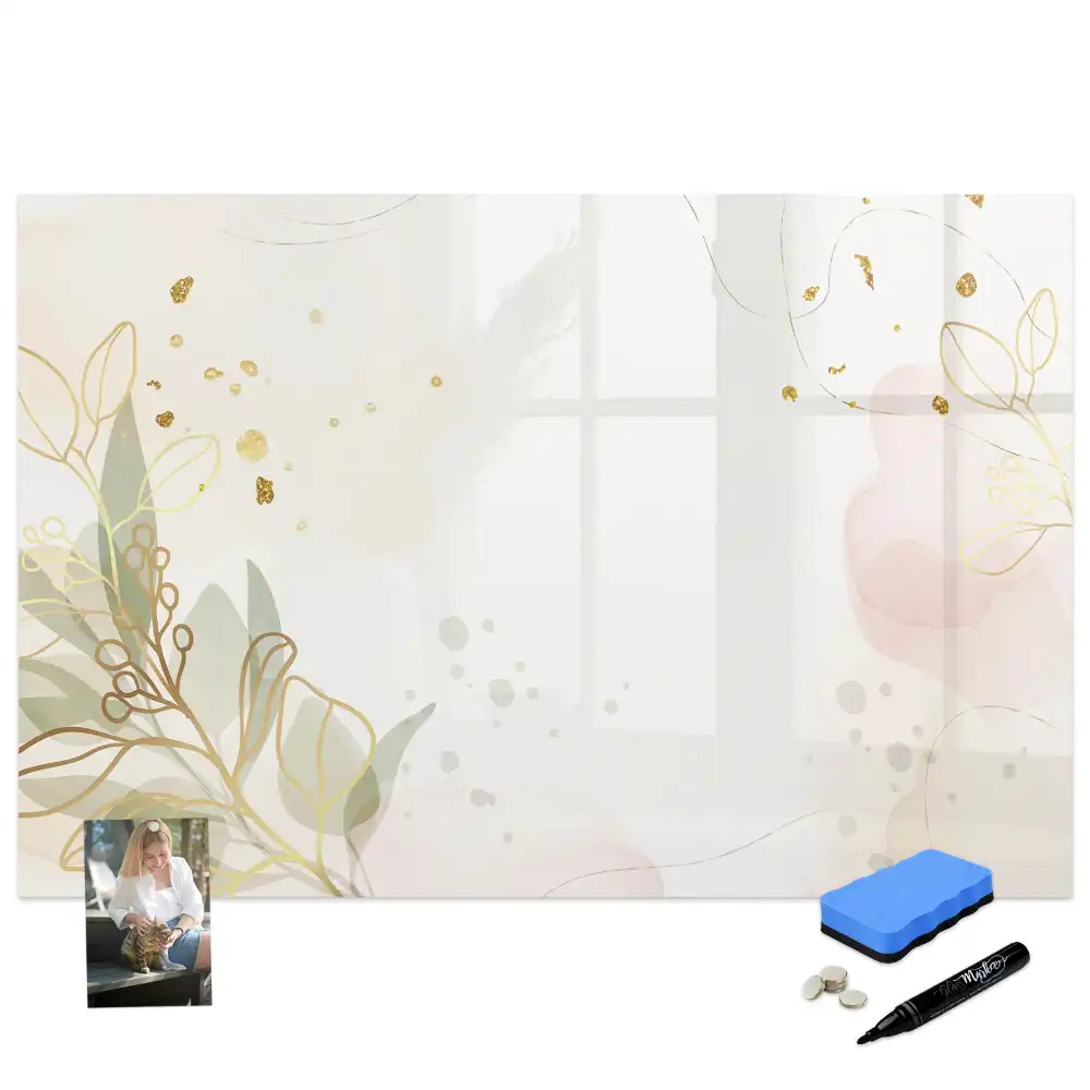 Tableau magnétique pour écriture aux motifs de taches pastel
