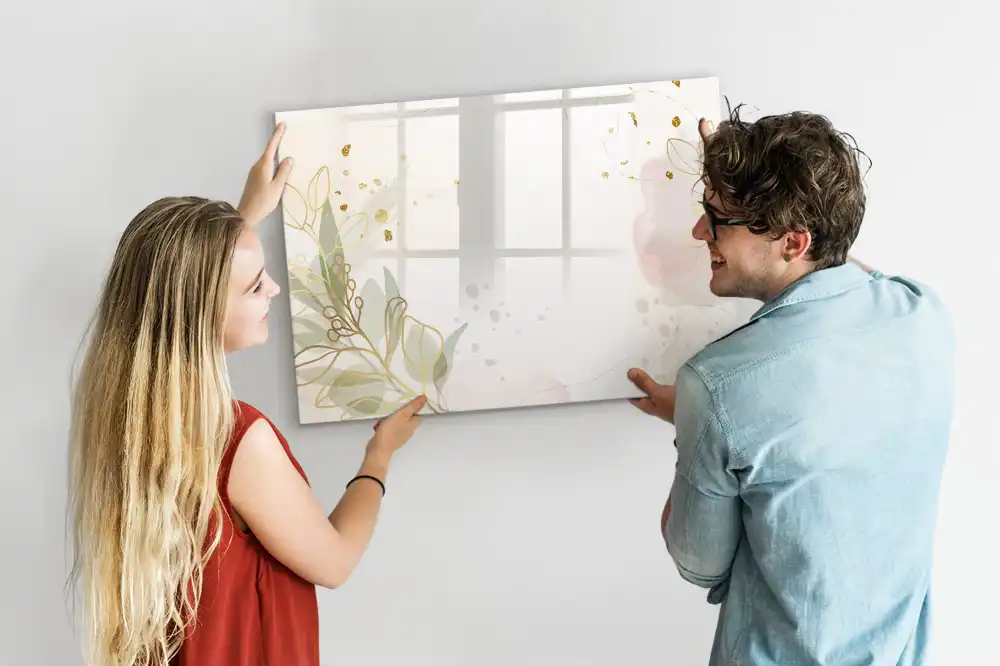 Tableau magnétique pour écriture aux motifs de taches pastel