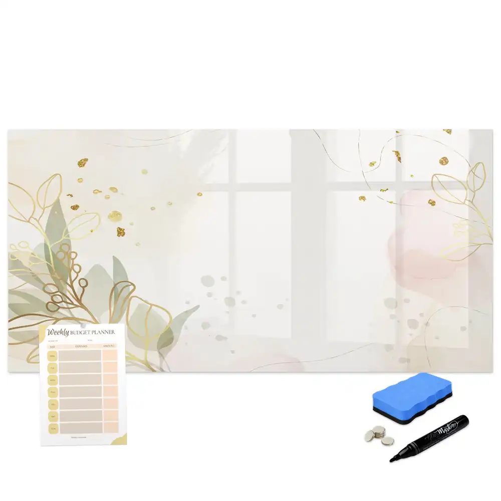Tableau magnétique pour écriture aux motifs de taches pastel