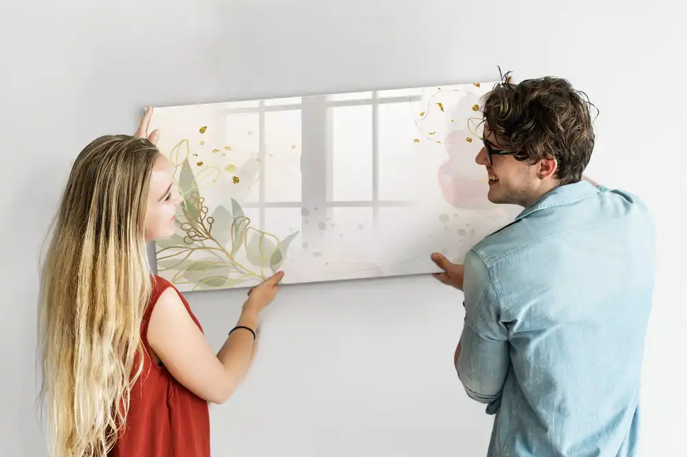Tableau magnétique pour écriture aux motifs de taches pastel