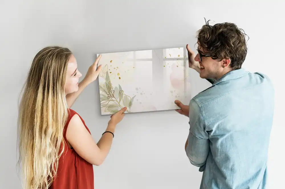 Tableau magnétique pour écriture aux motifs de taches pastel