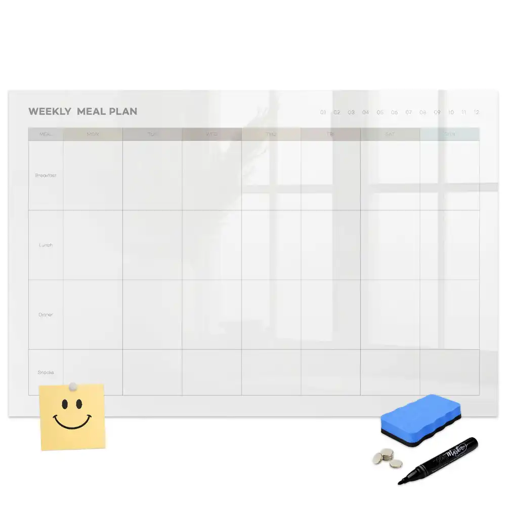 Tableau magnétique minimaliste pour menu