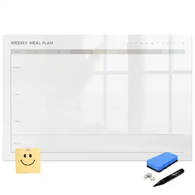 Tableau magnétique minimaliste pour menu