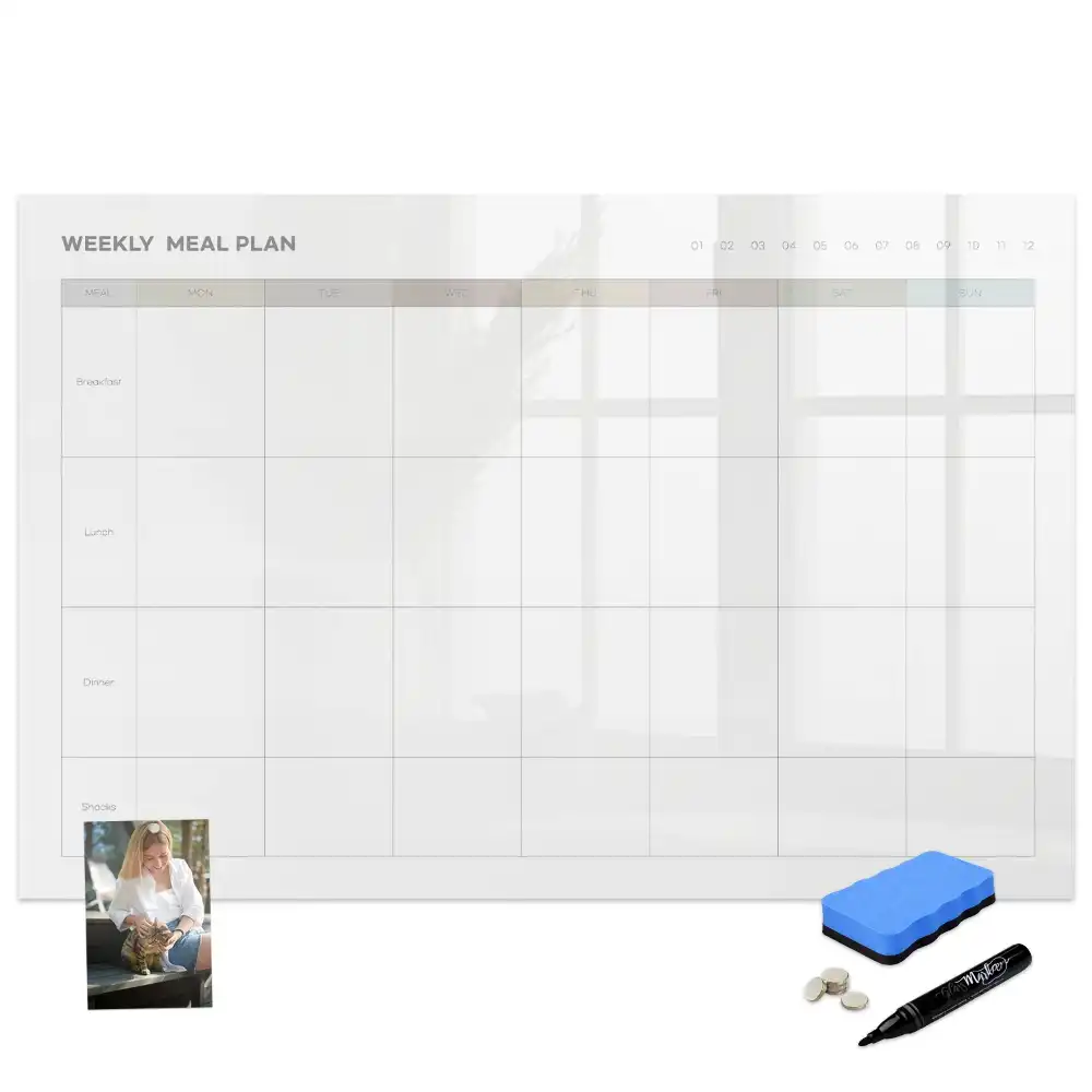 Tableau magnétique minimaliste pour menu