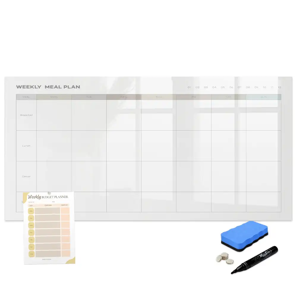 Tableau magnétique minimaliste pour menu