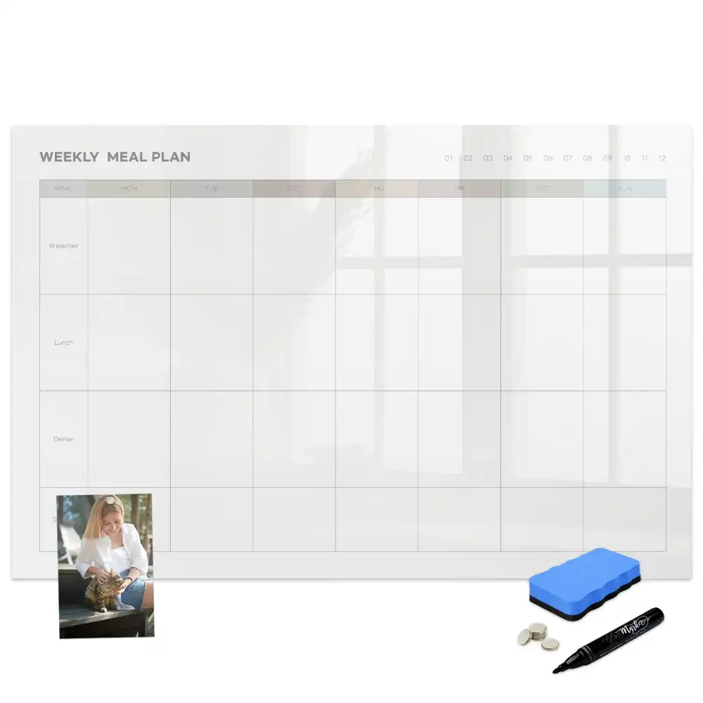 Tableau magnétique minimaliste pour menu
