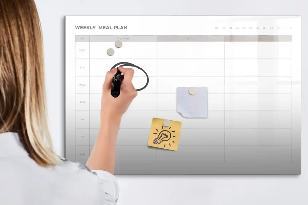 Tableau magnétique à dessiner pour menu d'accueil