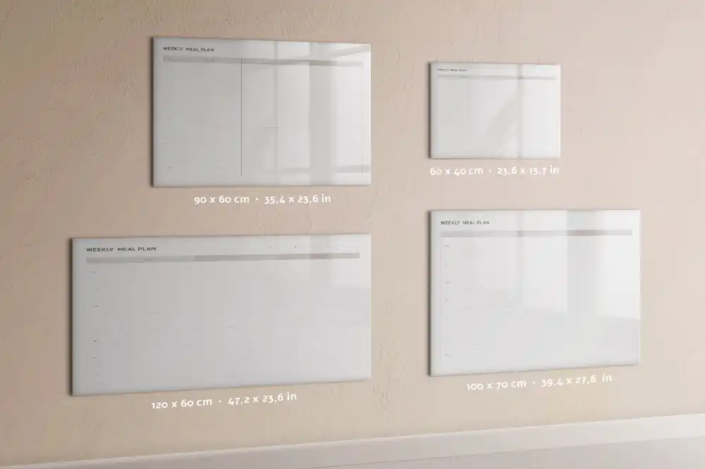 Tableau magnétique à dessiner pour menu d'accueil