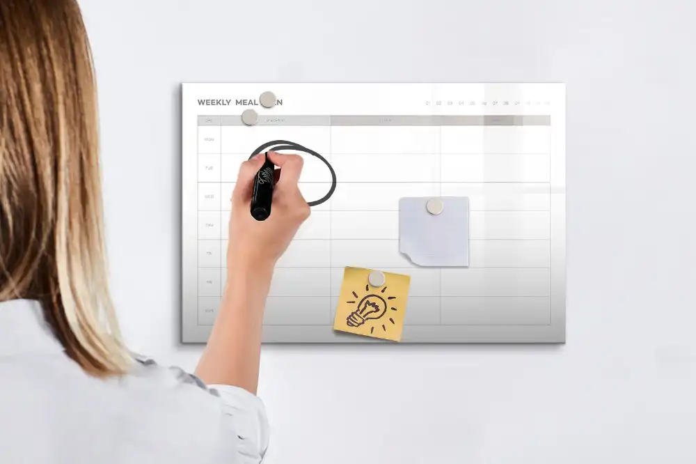 Tableau magnétique à dessiner pour menu d'accueil